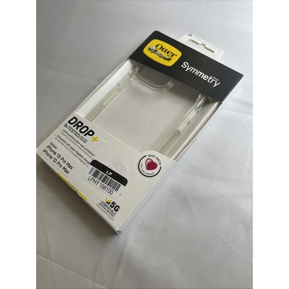 OtterBox Symmetry Case for iPhone 13 Pro Max& iPhone 12 Pro Max clear/stardust